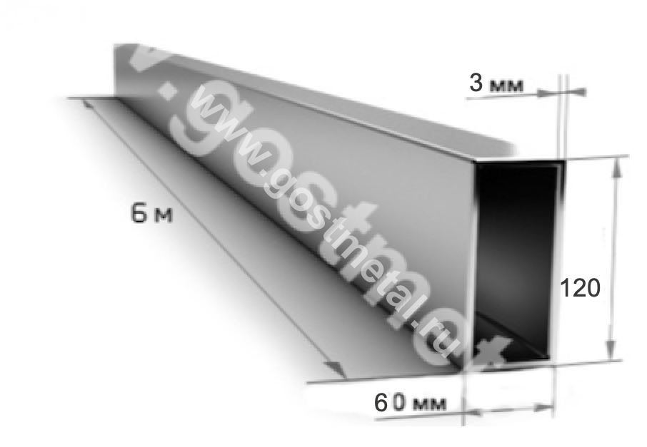 ����� ���������� ����������� ������������� AISI 304 120�60�3 ��