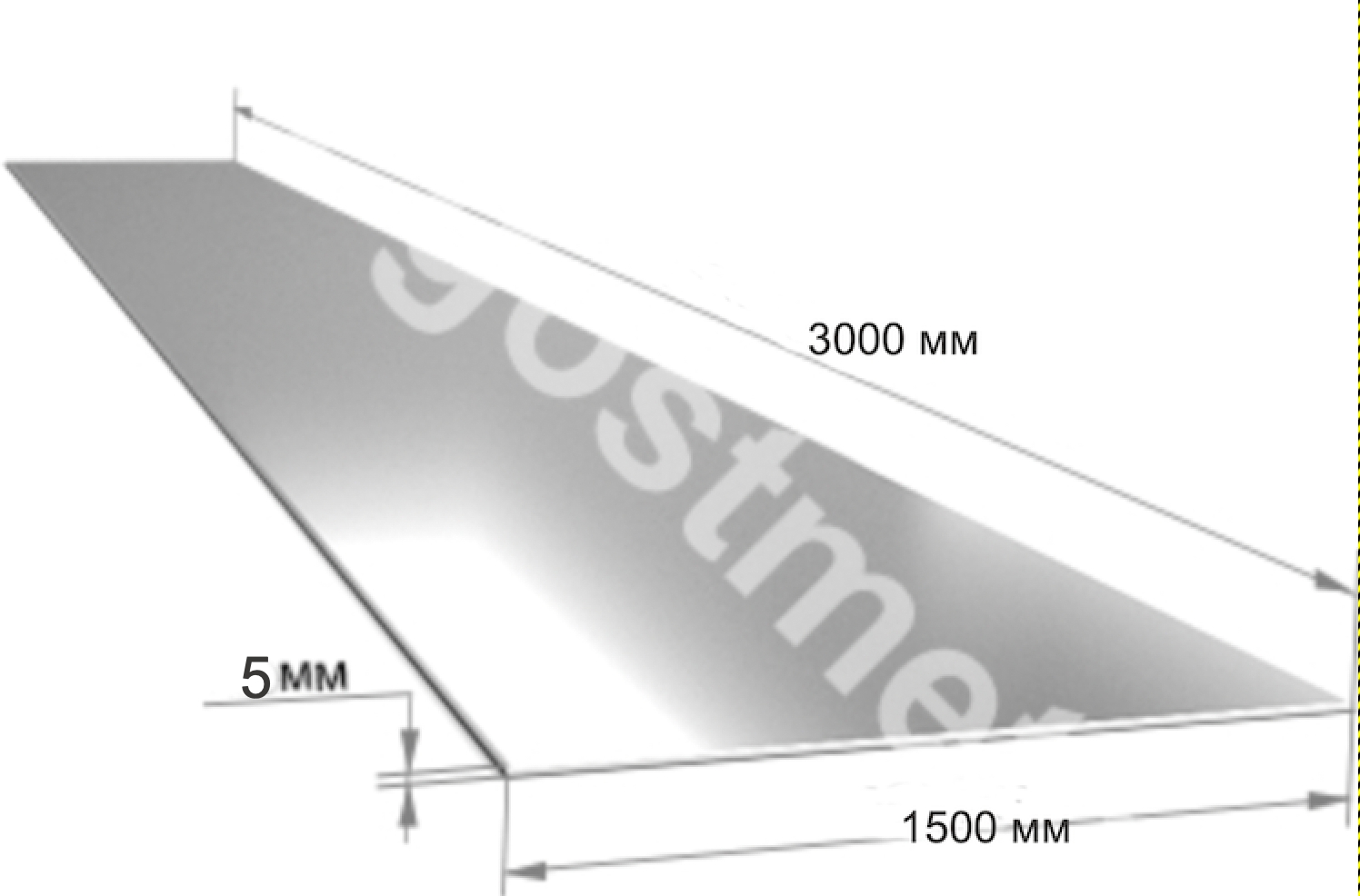 ���� 304 5,0�1500�3000 �� ����������