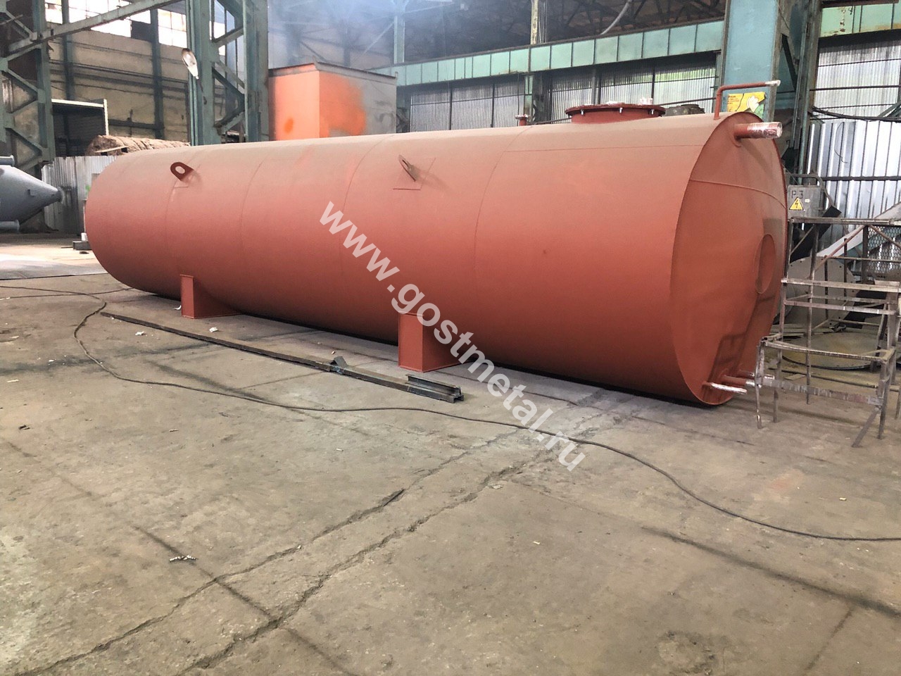 Резервуар горизонтальный стальной РГС 30 от ГОСТ Металл Резервуар горизонтальный стальной РГС 30 от ГОСТ Металл