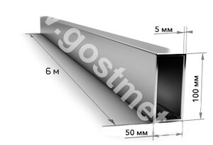 ����� ���������� ����������� ������������� AISI 304 100�50�5 ��